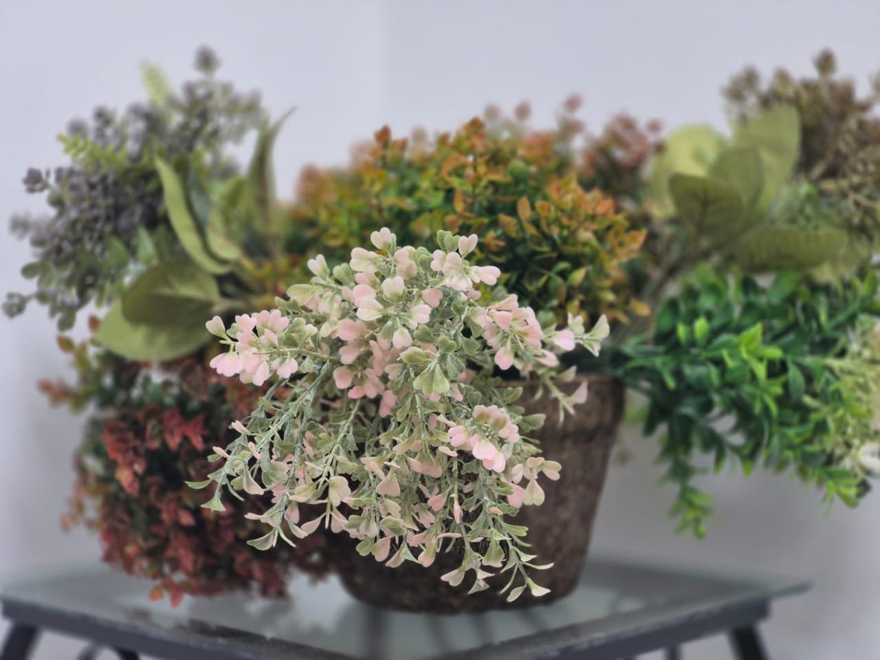 arranjo orquideas flores artificiais